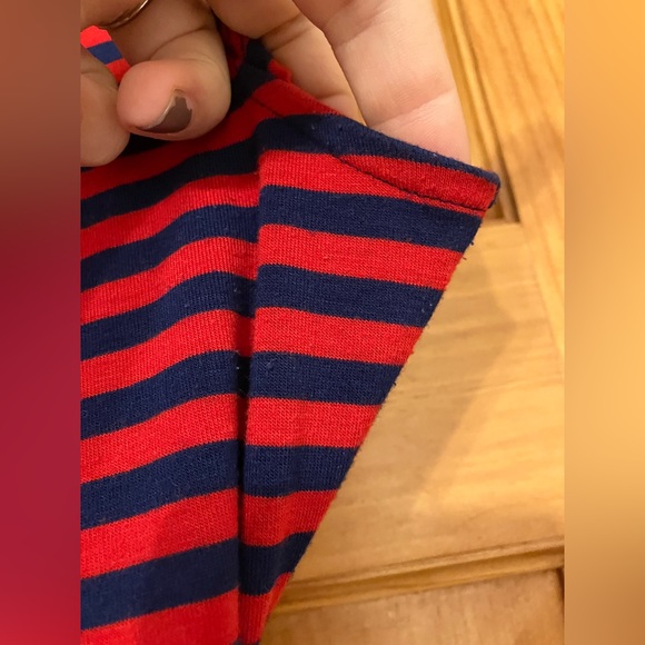 Motherhood Maternity Striped Summer dress with belt - Picture 4 of 8